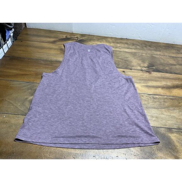 Lululemon Women’s Muscle Tank Top Heathered Purple Size 6/8 - Picture 4 of 7
